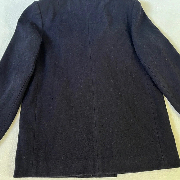 Mackintosh 100% Pure Wool Navy Authentic Peacoat Coat Women’s Sz M/L Sailor READ - Picture 12 of 14